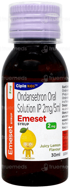 Emeset 2mg Lemon Flavour Syrup 30ml